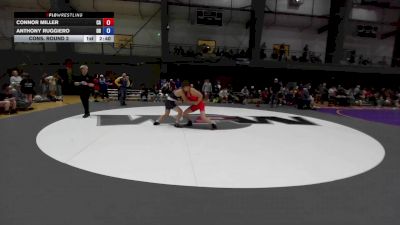 Junior Boys GR - 150 lbs Cons. Round 2 - Connor Miller, CA vs Anthony Ruggiero, OR