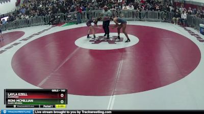 140 lbs Round 1 - Layla Ezell, Eldorado vs Roni McMillian, SLAM! NEVADA