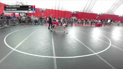 86 lbs 5th Place Match - Myles Babcock, Maverick Training Center vs Elias Inniss, Maverick Training Center