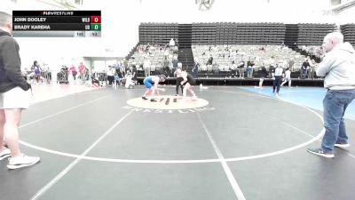133-A lbs 3rd Place - John Dooley, Wild Wombats vs Brady Kareha, University Of Delaware