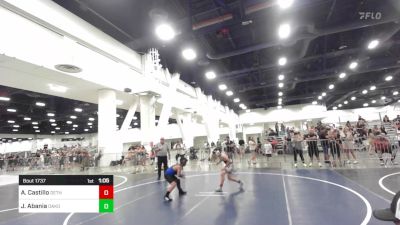 100 lbs Quarterfinal - Adrian Castillo, Dethrone WC vs Jordan Abania, Oakdale, Wrestling