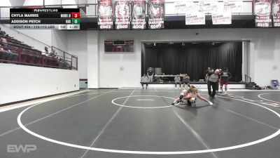 110-115 lbs Quarterfinal - Chyla Marris, Morris JH/HS Wrestling vs Addison Petch, Hulbert High School