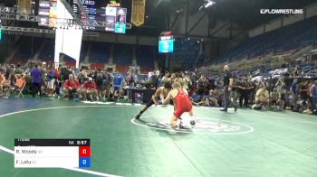 170 lbs Cons 64 #2 - Robbie Woody, Arkansas vs Freddy Latu, Arizona