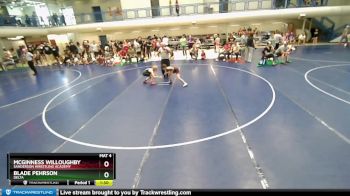 80 lbs Round 2 - McGinness Willoughby, Sanderson Wrestling Academy vs Blade Pehrson, Delta