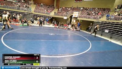 146 lbs Quarterfinal - Cooper Swasey, Devils Wrestling vs Reid Stubbs, Iron Co Wrestling Academy