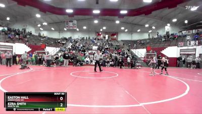 54-59 lbs Semifinal - Ezra Smith, Invicta WA vs Easton Hall, Greentown WC