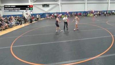 157 lbs Champ. Round 2 - Colten Jones, Unattached vs Alexander Korpan, Marmion Academy