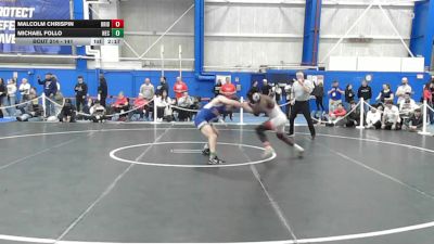 141 lbs Cons. Round 4 - Michael Follo, New England College vs Malcolm Chrispin, Bridgewater State
