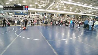 56 lbs Semifinal - William Rosas, Sanderson Wrestling Academy vs Kai Leavitt, Champions Wrestling Club