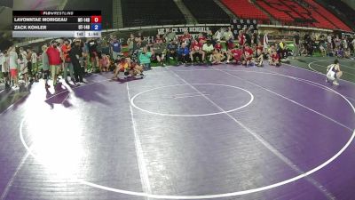 147 lbs Lavonntae Morigeau, Montana 14U Boys vs Zack Kohler, Utah 14U Boys