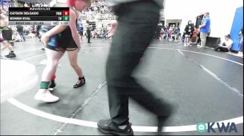 76 lbs Quarterfinal - Cayson Delgado, Prime Wrestling vs Bowen Ryal, Tuttle Wrestling