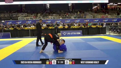 Enzo Da Rocha Rodrigues vs West Geronimo Henley 2026 Pan Kids Jiu-Jitsu IBJJF Championship