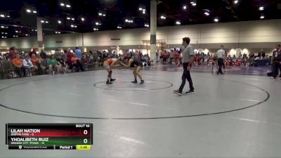 110 lbs Round 3 (8 Team) - Lilah Nation, Griffin Fang vs Yhoalibeth Ruiz, Orange City Titans