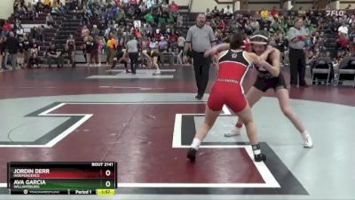 120 lbs Cons. Round 2 - Jordin Derr, Independence vs Ava Garcia, Williamsburg