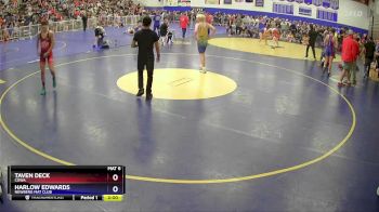 126 lbs Champ. Round 2 - Taven Deck, COWA vs Harlow Edwards, Newberg Mat Club