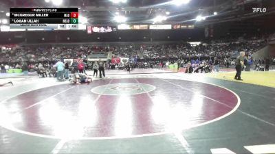 215 lbs Quarterfinal - McGregor Miller, Madison vs Logan Ullah, Mead