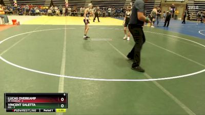 105 lbs Semis & 1st Wrestleback (8 Team) - Vincent Saletta, GSL vs Lucas Overkamp, St. Charles