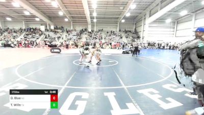 170 lbs Consi Of 8 #2 - Dominic Blue, NC vs Thomas "TC" Wills, TX