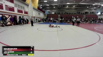106 lbs Cons. Round 5 - Levi Barker, Highland vs Skyler Bialecki, Yuma Catholic