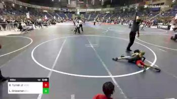 46 lbs Quarterfinal - Brian Turner Jr, Ready RP vs Luke Grossman, Billings WC