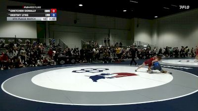 68 lbs 5th Place Match - Gretchen Donally, Colorado Mesa Wrestling Club vs Destiny Lyng, Lehigh Valley Wrestling RTC