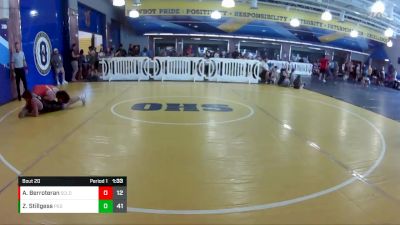 175 lbs Round 5 (8 Team) - Alfredo Berroteran, Soldier City vs Zander Stillgess, Panhandle Gator Dogs