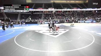 107 lbs Quarterfinal - Emma Greene, Niagara Wheatfield-6 vs Carlye Ana Boenau, La Salle-2