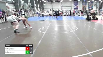 220 lbs Rr Rnd 1 - Hayden Haynes, Combat Athletics Red vs Shane Dams, Attrition Wrestling Gold