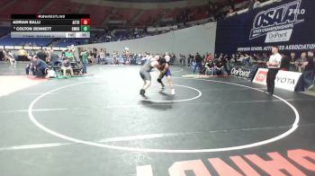 4A Boys 285 lbs Cons. Round 3 - Colton Bennett, Sweet Home Boys vs Adrian Balli, Astoria Boys