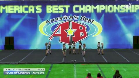 House of Legends - ANTE UP [2025 L1.1 Tiny - PREP Day 1] 2025 America's Best Indy Challenge