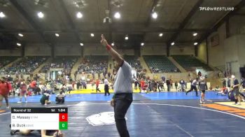 120 lbs Prelims - Dean Massey, The Storm Wrestling Center vs Brooklyn Duck, Georgia Girls Wrestling Club