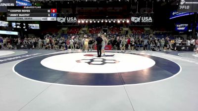 190 lbs Cons. Semis - Cooper Reves, KS vs Jimmy Mastny, IL