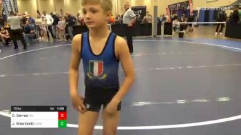 75 lbs Consolation - Olympic Serrao, Fox Chapel vs Joshua Wasnieski, Moon