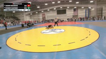 6 - 138 lbs 3rd Place Match - Jaeden Brandon, Colonial Forge vs Robert Kantner, Woodbridge Senior