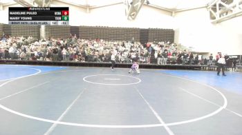 Quarterfinal - Madeline Puleo, Wrecking Crew Wrestling Academy vs Maisy Young, Truman Rams