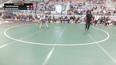 53 kg Champ. Rd Of 32 - Taylor Whiting, Wisconsin vs Adalyne Montiel, Ascend Wrestling Academy