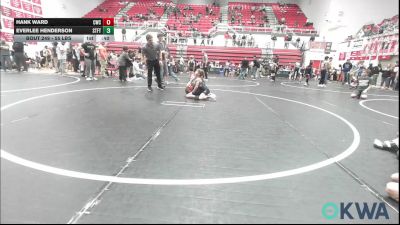 55 lbs Semifinal - Hank Ward, Cowboy Wrestling Club vs Everlee Henderson, Standfast