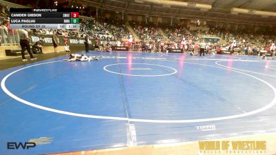 76 lbs Round Of 32 - Camden Gibson, SWAT vs Luca Pagliai, Moen Wrestling Academy