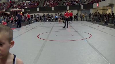 40 lbs Cons. Round 4 - Chase McMahon, Flathead Valley Wrestling Club vs Nathan Jennings, Buzzsaw