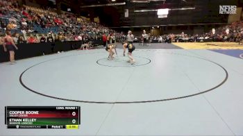 5A - 138 lbs Cons. Round 1 - Cooper Boone, Valley Center vs Ethan Kelley, Basehor-Linwood