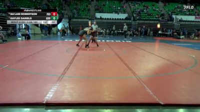 1-5A 165 Cons. Round 3 - Kaylee Daniels, Ashville vs Na`lani Robertson, Piedmont