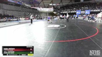 Girls 1B/2B/1A/2A 130 Semifinal - Kali Watson, Goldendale (Girls) vs Sara Ortega, Toppenish (Girls)