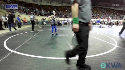 90 lbs Consi Of 16 #2 - Elijah Cole, Deer Creek Wrestling Club vs Kyus Eulitt, Miami Takedown Club