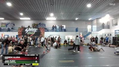 70 lbs Semifinal - Andrew Allena, YSWC vs Jake Plesh, Motion Wrestling