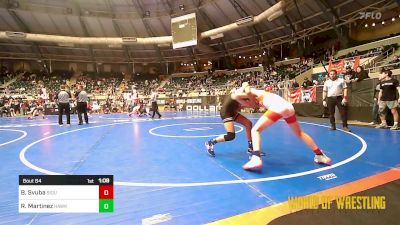 105 lbs Quarterfinal - Beckett Svuba, Siouxland Wrestling Academy vs Raiden Martinez, Hawkeye WC