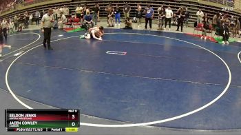 155 lbs Semifinal - Jacen Cowley, CARBON vs Seldon Jenks, Uintah Wrestling