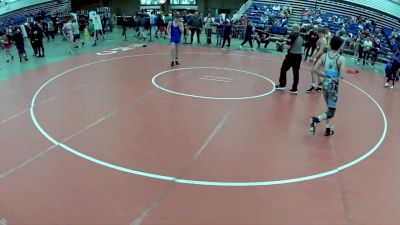 14U Boys - 126 lbs Cons. Round 3 - Ethan Pine, Quaker Wrestling Club vs Owen Catalano, Fox Lake Wrestling Club