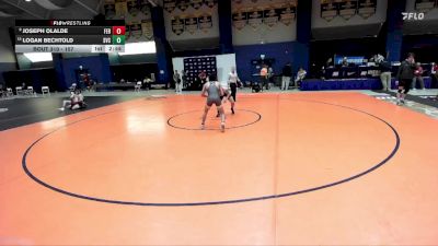 157 lbs Cons. Round 2 - Logan Bechtold, St. Vincent College vs Joseph Olalde, Ferrum