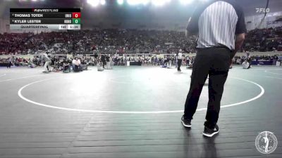 B6A-132 lbs Quarterfinal - Kyler Lester, Norman North vs Thomas Toteh, Union