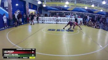 138 lbs Semifinal - Jay Brown, Liberty County vs Emmett Nelson, Askren Wrestling Academy